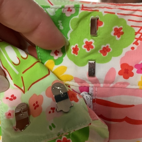 Lilly Pulitzer Crop Pants Spring 2005 - Negresco Multi Colorful World - Picture 5 of 5